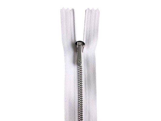 Riri | Hosenreissverschluss | Metall 4 mm 14 cm weiss