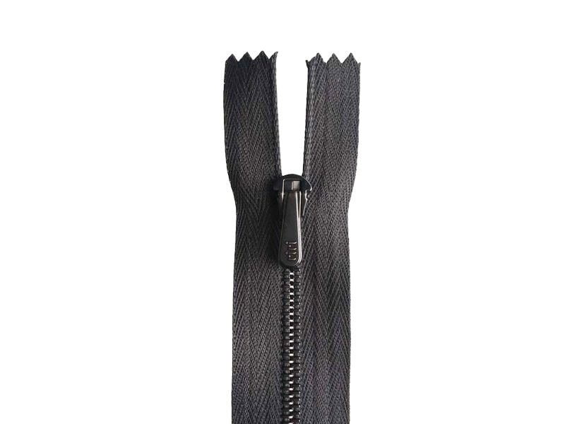 Riri | Hosenreissverschluss | Metall Dunkelgrau 18 cm