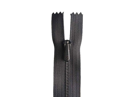 Riri | Hosenreissverschluss | Metall Dunkelgrau 18 cm