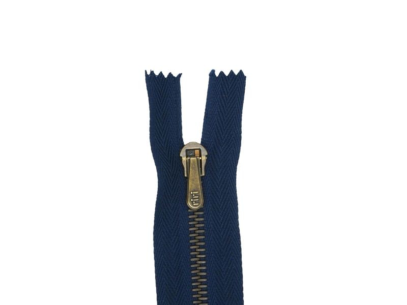 Riri | Metal 6 Jeans | 10 cm, Navyblau, Geschlossen