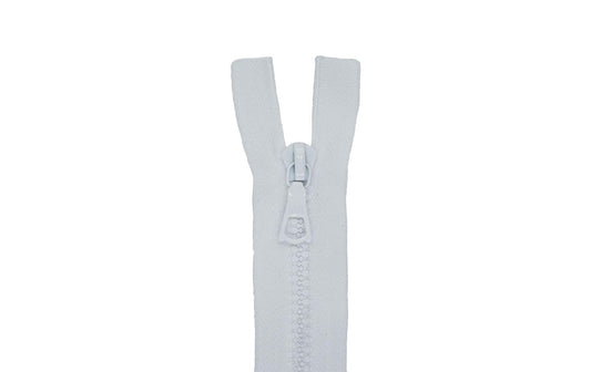 Riri | Reissverschluss Decor 6 TB | Kunststoff Weiss 55 cm 6 mm