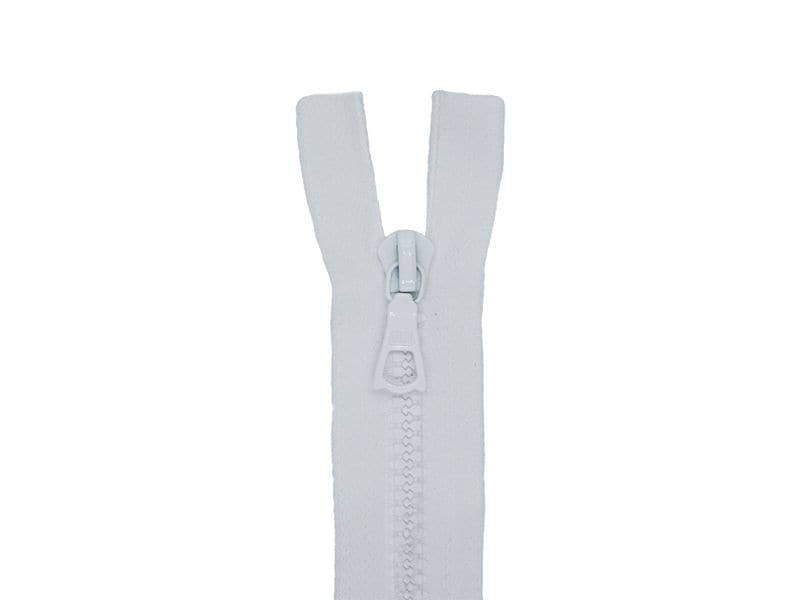 Riri | Reissverschluss Decor 6 TB | Kunststoff Weiss 55 cm 6 mm