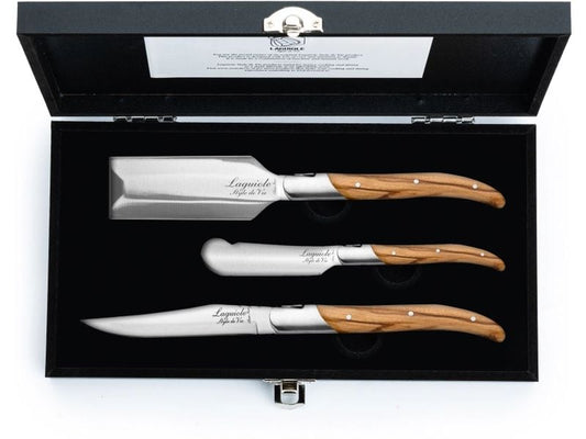 Forged | 3tlg. Charcuterie Set Olivenholz | Olivenholz, 3-teilig