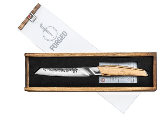 Forged | Katai Universalmesser 13cm | Japanstahl VG10, 60 HRC