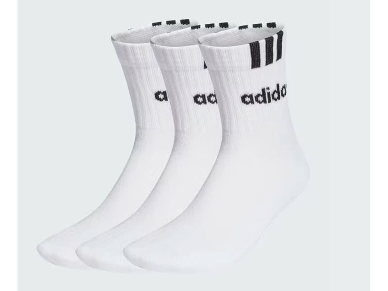Adidas | 3 Streifen Linear Socks 3 Pack | 37-39, white