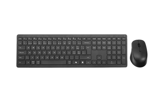 Nize | WL Tastatur Maus Set wireless | CH-Layout, USB Dongle