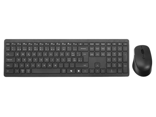 Nize | WL Tastatur Maus Set wireless | CH-Layout, USB Dongle