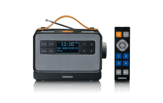 Lenco | PDR-065BK | DAB+ Kunststoff Schwarz