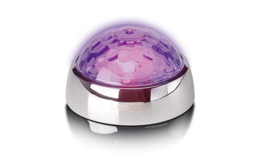 Lenco | Stabilisator TTA-080SI | Silber, 250 g, mit RGB-Lichteffekten