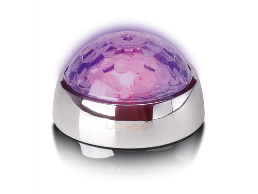 Lenco | Stabilisator TTA-080SI | Silber, 250 g, mit RGB-Lichteffekten