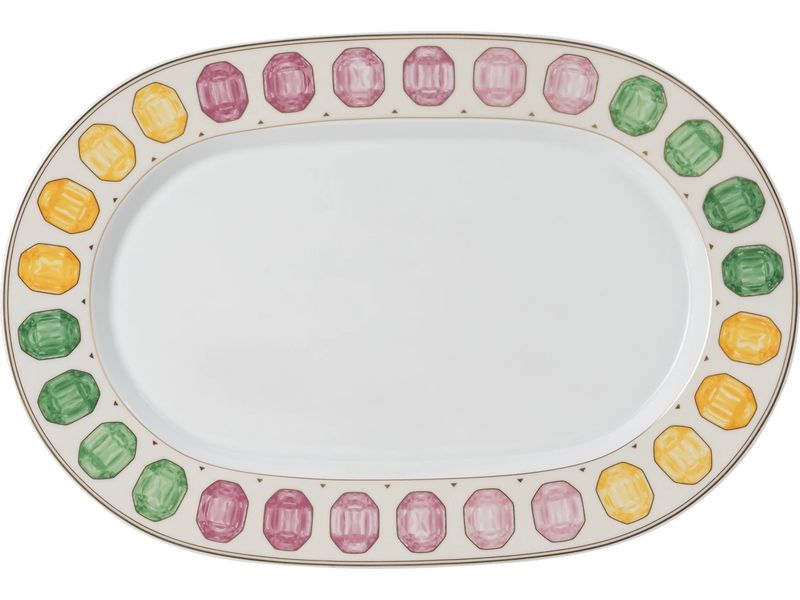 Rosenthal | Swarovski x Rosenthal IDYLLIA Marshmallow | Platte 40 cm