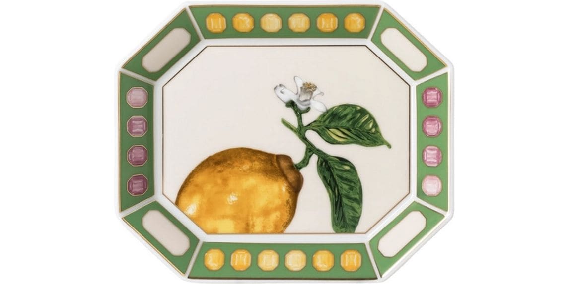 Rosenthal | Swarovski x Rosenthal IDYLLIA Green | Green - Schale 15x12 cm