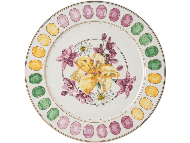 Rosenthal | Swarovski x Rosenthal IDYLLIA Bouquet | Platzteller 33cm