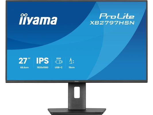 iiyama | 27 XB2797HSN-B1 | IPS-panel, 1920x1080, HDMI