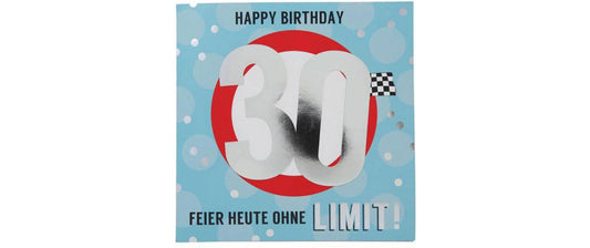 Depesche | Zahlenkarten mit Musik | Geburtstag, 30 Jahre