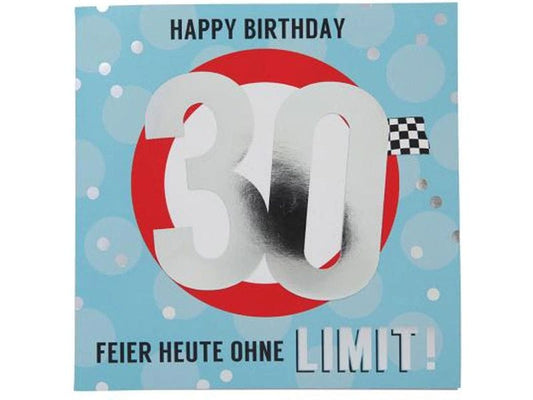 Depesche | Zahlenkarten mit Musik | Geburtstag, 30 Jahre