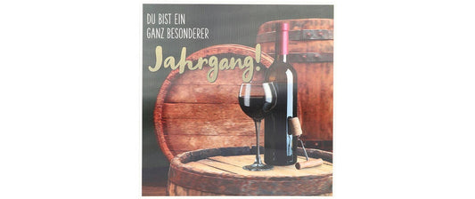 Depesche | 3D Musikkarten | Geburtstag, Wein - besonderer Jahrgang