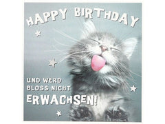 Depesche | 3D Musikkarten | Geburtstag, Katze - bloss nicht Erwachsen