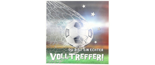 Depesche | 3D Musikkarten | Geburtstag, Fussball - Du bist Volltreffer
