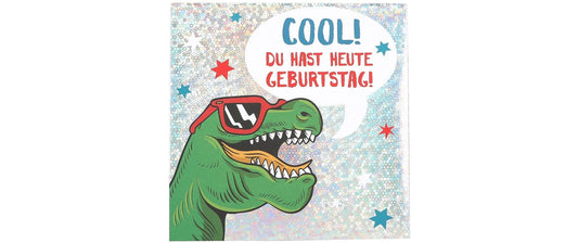 Depesche | Musikkarten Pop Up | Geburtstag, Dino