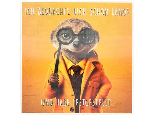 Depesche | 3D Musikkarten | Geburtstag, Erdmännchen