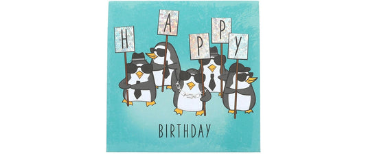 Depesche | Musikkarten Pop Up | Geburtstag, Pinguine - Happy Bday