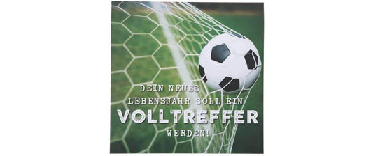 Depesche | Musikkarten Pop Up | Geburtstag, Fussball Volltreffer