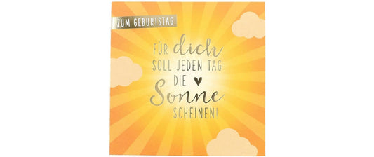 Depesche | Musikkarten Pop Up | Geburtstag, für dich soll Sonne scheinen