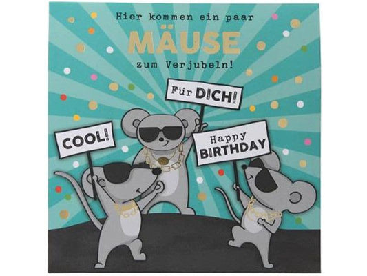 Depesche | Musikkarten Pop Up | Geburtstag, Mäuse