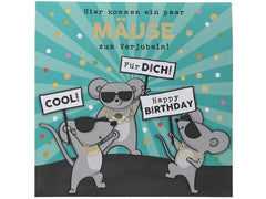 Depesche | Musikkarten Pop Up | Geburtstag, Mäuse