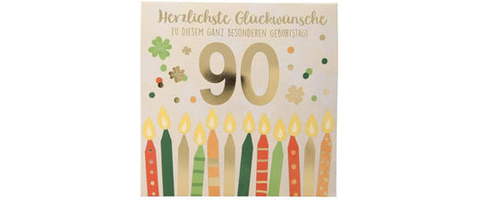 Depesche | Musikkarten Pop Up | Geburtstag, 90 Jahre