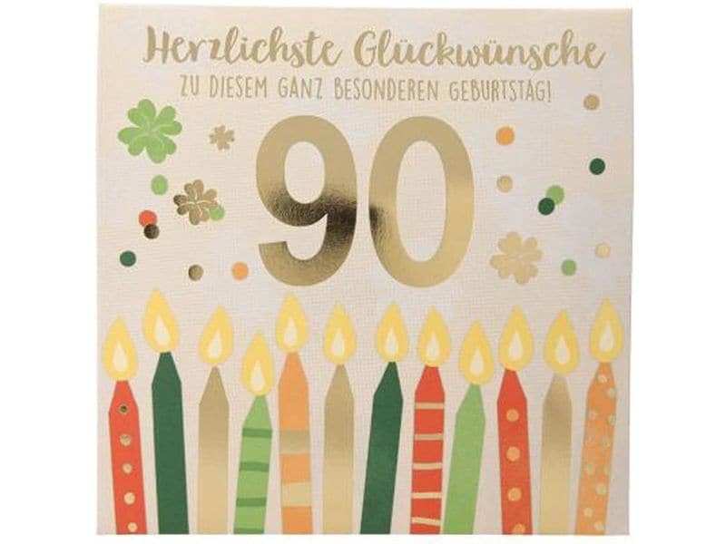 Depesche | Musikkarten Pop Up | Geburtstag, 90 Jahre