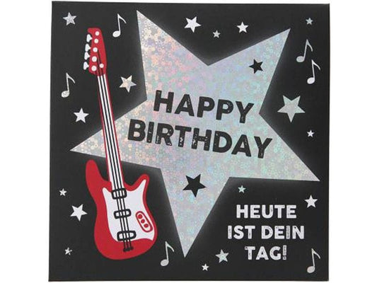 Depesche | Musikkarten Pop Up | Geburtstag, Rock