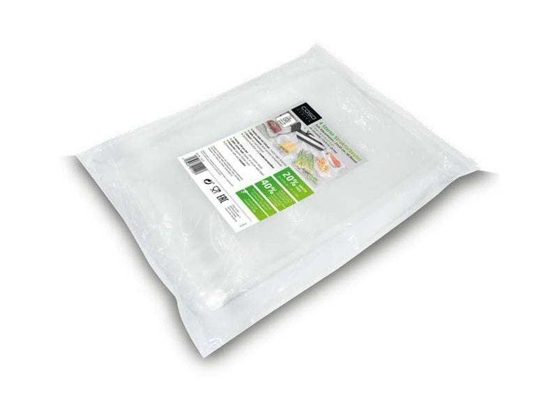Caso | Strukturbeutel | 25 x 35 cm, transparent