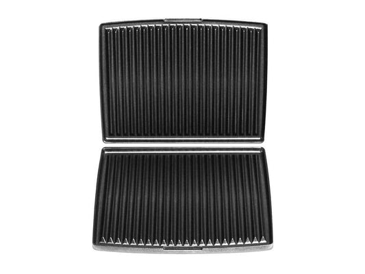 FRITEL | Backplatten Grill | Aluminium-Druckguss Schwarz