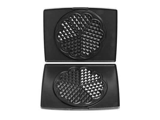 FRITEL | Backplatten | Herzförmige Waffel, Aluminium-Druckguss