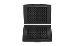 FRITEL | Backplatten 4x7 | Aluminium-Druckguss Schwarz