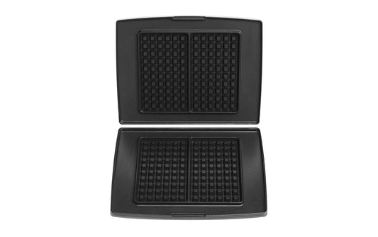 FRITEL | Backplatten Waffeln | 6x10 Aluminium-Druckguss Schwarz