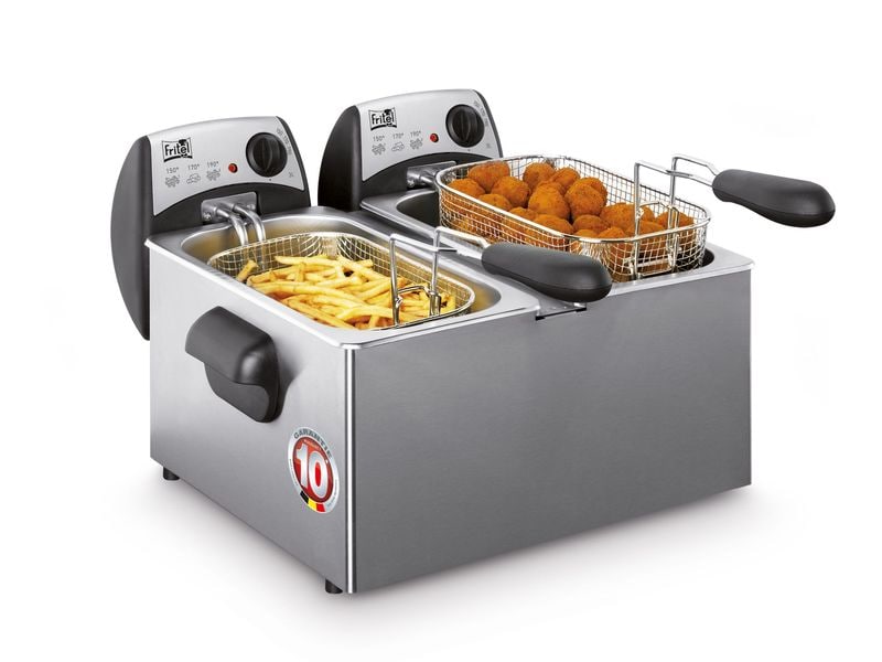 FRITEL | FR1355 DUO | Edelstahl 2x2200 W Silber