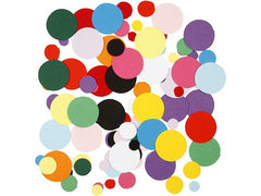 Creativ Company | Mosaik | Karton, Rund, 10. 15. 20 mm, 180 g
