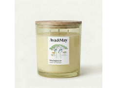 AVA & MAY | Duftkerze Madagascar, 550 gr | Brenndauer 70h, 100% pflanzlicher Wachs