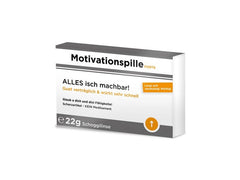 Trend Import | TrendImp Scherztablette Motivationspille | 22g, 12x2x8cm, aus Schokolade