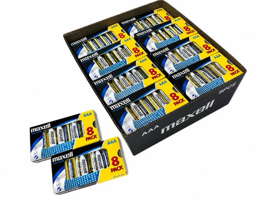 Maxell | Batterie Alkaline AAA, 1.5V, 384Stk | 384 Stück, Vollkartonverpackung, vergl.LR03