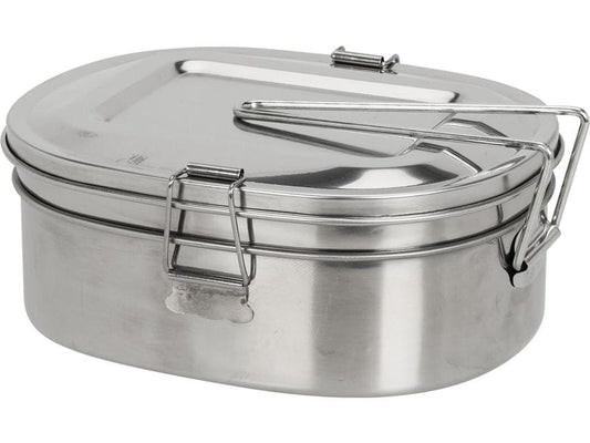 Nize | Edelstahl Lunchbox | stainless steel 430 1200 ml 180x140x75