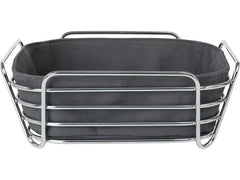 Blomus | Brotkorb Delara L verchromt | H 9,5 cm, B 26 cm, T 26 cm, Magnet