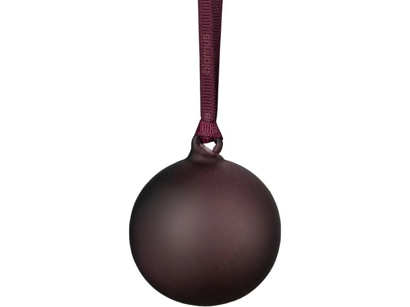 Blomus | Weihnachtsschm. Glaskugeln Ø 9 cm | 2 Stück, Midnight Plum