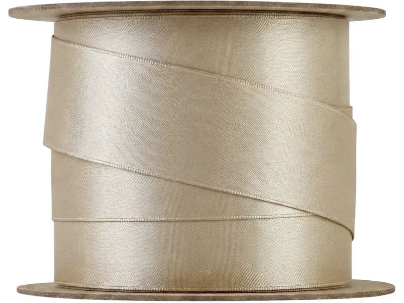 Blomus | Geschenkband JUHLA M Satin | 2.5 cm x 5 m, Vanilla