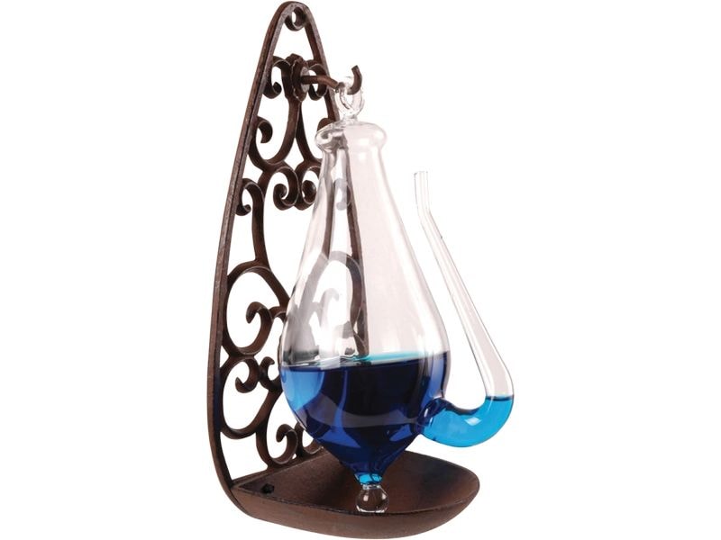 Esschert Design | Esschert Glasbarometer Gusseisenhalterung | Braun
