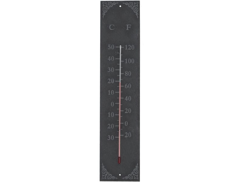Esschert Design | Esschert Schiefer Thermometer klassisch | Orange