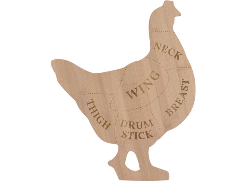 Esschert Design | Esschert Schneidebrett Huhn L | Anthrazit